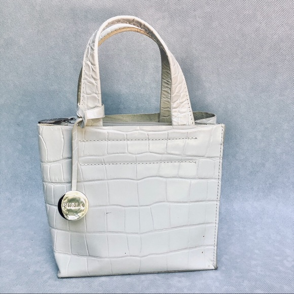 Furla Handbags - Furla | Vintage | Rare Croc Embossed Leather | Small Handbag